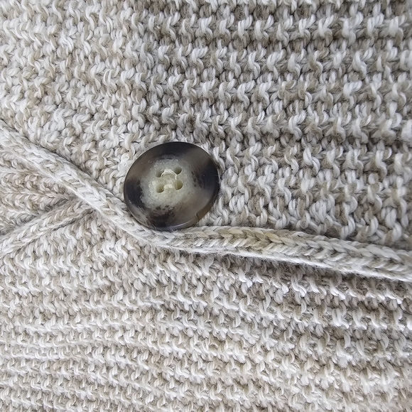 Eddie Bauer Men's Tan Cardigan Vest Sz L Mens Cotton Grandpa Bussines Casual - Picture 8 of 10